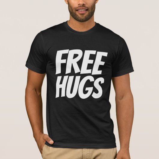 VRIJE HUGS T-SHIRTS (Voorkant)