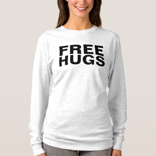 VRIJE HUGS T-SHIRTS (Voorkant)