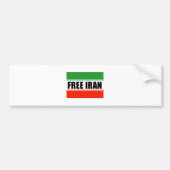 VRIJE IRAN BUMPERSTICKER (Voorkant)