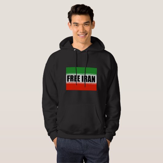 VRIJE IRAN HOODIE (Voorkant volledig)
