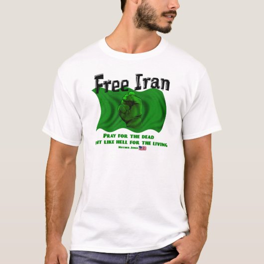 Vrije Iran, #IranElections Political Elections 200 T-shirt (Voorkant)