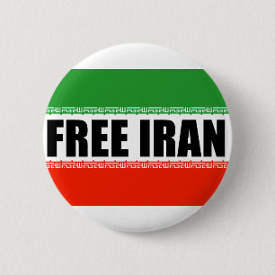 VRIJE IRAN RONDE BUTTON 5,7 CM