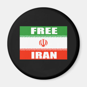 VRIJE IRAN-vlag Magneet