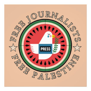 Vrije Journalisten in Palestina Foto Afdruk
