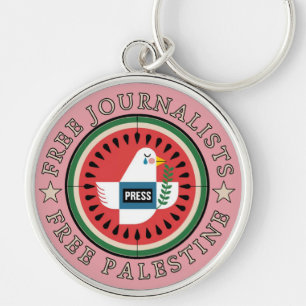 Vrije Journalisten in Palestina Sleutelhanger