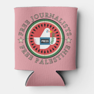 Vrije Journalisten Vrij Palestina Blikjeskoeler