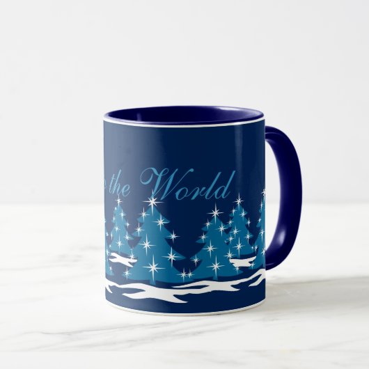 Vrije kerst: feestdag Mok Koffiebeker feestelijke  (Voorkant rechts)