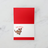 Vrije kerst feestdagen kaart (Binnen)