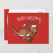 Vrije kerst feestdagenkaart (Voorkant / Achterkant)