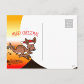 Vrije kerst feestdagenkaart (Achterkant)