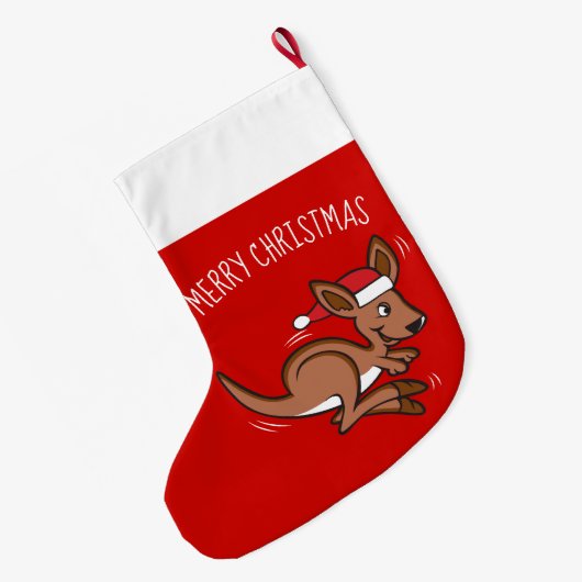 Vrije kerst grote kerstsok (Achterkant (Hangend))