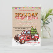 Vrije kerstaffenfestival kaart (Staand voorkant)