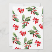 Vrije kerstfeestdag kaart (Achterkant)