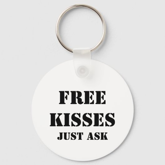 VRIJE KISSES SLEUTELHANGER (Voorkant)