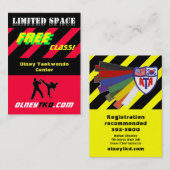 Vrije klasse visitekaartje (Voorkant / Achterkant)