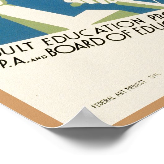 Vrije klassen ~ Handel en technische Poster (Hoek)