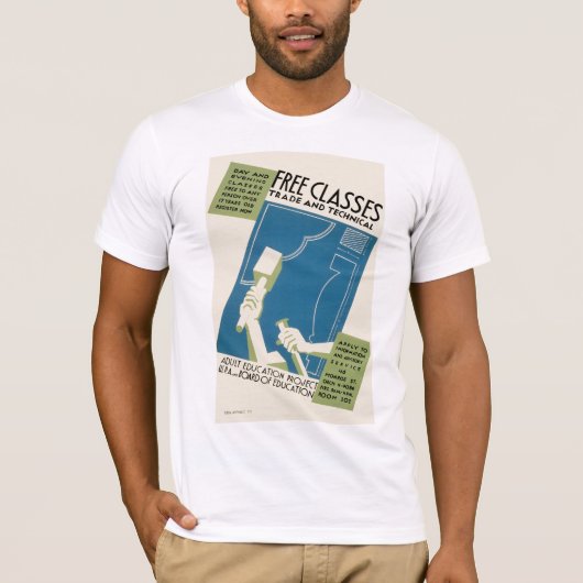 Vrije klassen ~ Handel en technische T-shirt (Voorkant)