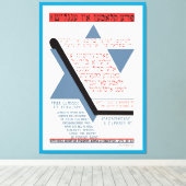 Vrije klassen in het Engels! Canvas Afdruk (Insitu (Houten vloer))