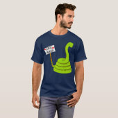 Vrije knuffels Funny boa constrictor python reptil T-shirt (Voorkant volledig)