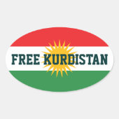 VRIJE KOERDISCHE STICKERS (Voorkant)