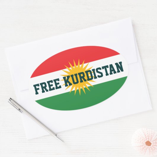 VRIJE KOERDISCHE STICKERS (Envelop)