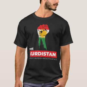 Vrije Koerdistan, steun Koerdische Onafhankelijkhe T-shirt