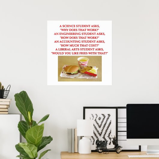 vrije kunsten poster (Thuiskantoor)