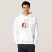 vrije loop hoodie (Voorkant volledig)