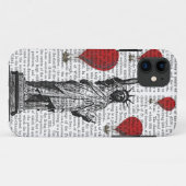 Vrije luchtballonnen en luchtballonnen met rode he Case-Mate iPhone case (Achterkant (horizontaal))