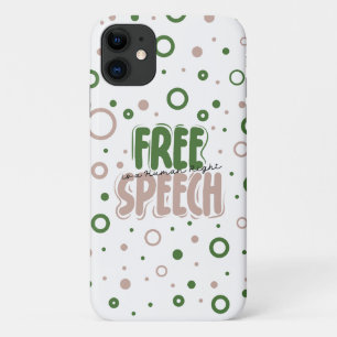 Vrije Meningsuiting is een Mensenrecht Case-Mate iPhone Case
