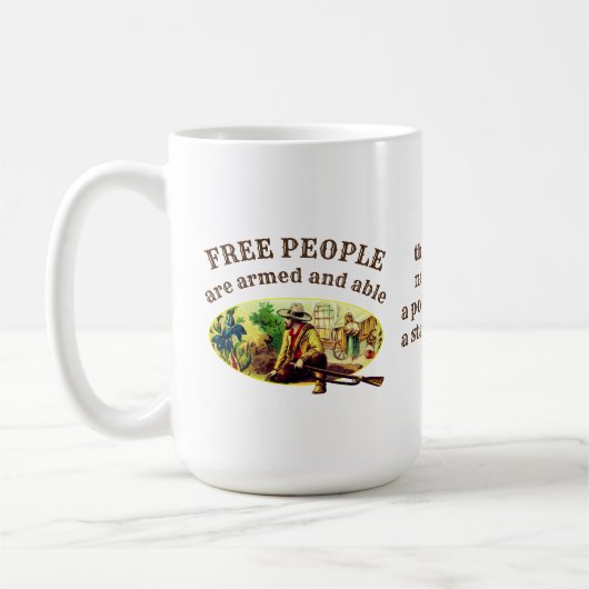 Vrije mensen koffiemok (Links)