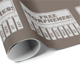 vrije morfemen cadeaupapier