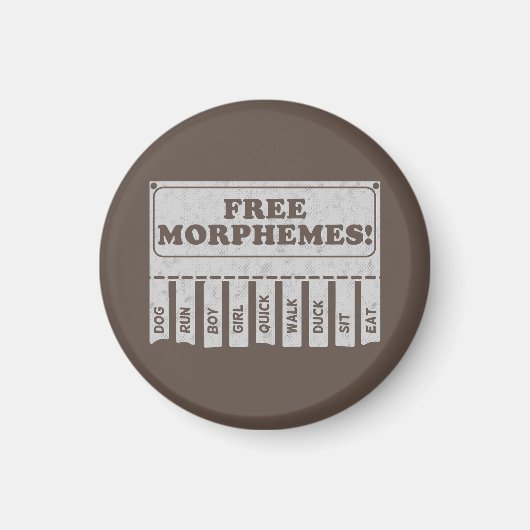 vrije morfemen magneet (Voorkant)