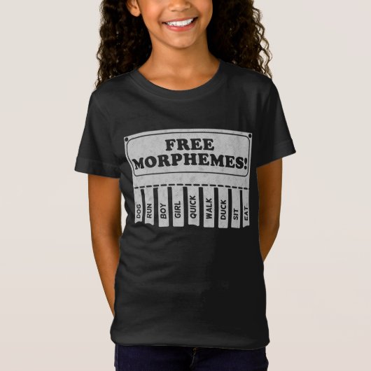 vrije morfemen t-shirt (Voorkant)
