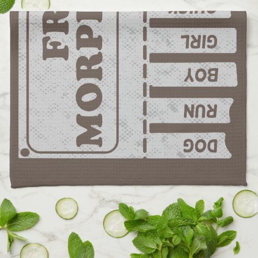 vrije morfemen theedoek (Gevouwen)