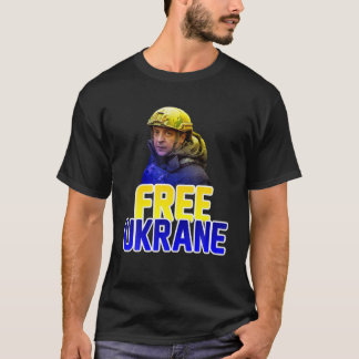 Vrije Oekraïne Retro No War Ukraine  T-shirt