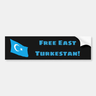 Vrije Oost-Turkestan Bumpersticker