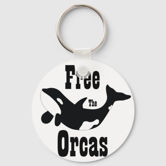 Vrije orka's sleutelhanger (Voorkant)