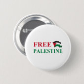 vrije palestijn #2 ronde button 5,7 cm (Voorkant /achterkant)