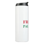 vrije palestijn #2 thermosbeker (Gedraaid links)