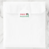 vrije palestijn ronde sticker (Tas)