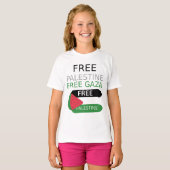 vrije palestijn t-shirt (Voorkant volledig)