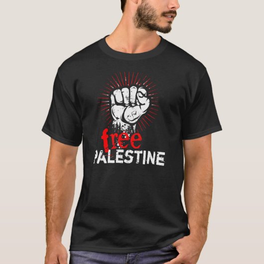 vrije palestijn t-shirt (Voorkant)
