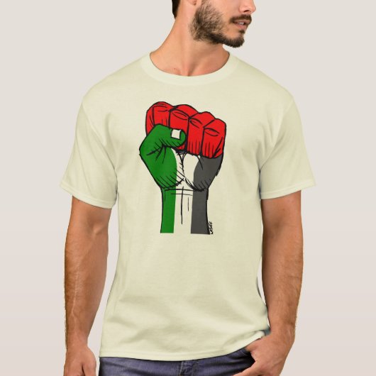vrije palestijn t-shirt (Voorkant)
