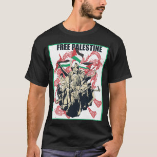 Vrije Palestijnse arabische intifada kleding T-Shi T-shirt