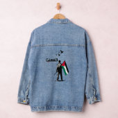 Vrije Palestijnse Arabische tekst Denim Jacket (Hangar)
