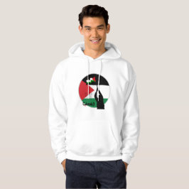 Vrije Palestijnse Arabische tekst Hoodie