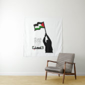 Vrije Palestijnse Arabische tekst Wandkleed (In situ)