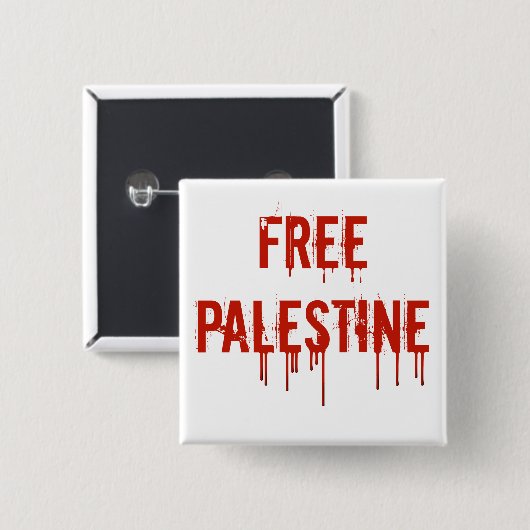 Vrije Palestijnse Button (Voorkant /achterkant)