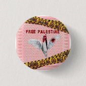Vrije Palestijnse Button - Palestine Pin (Voorkant)
